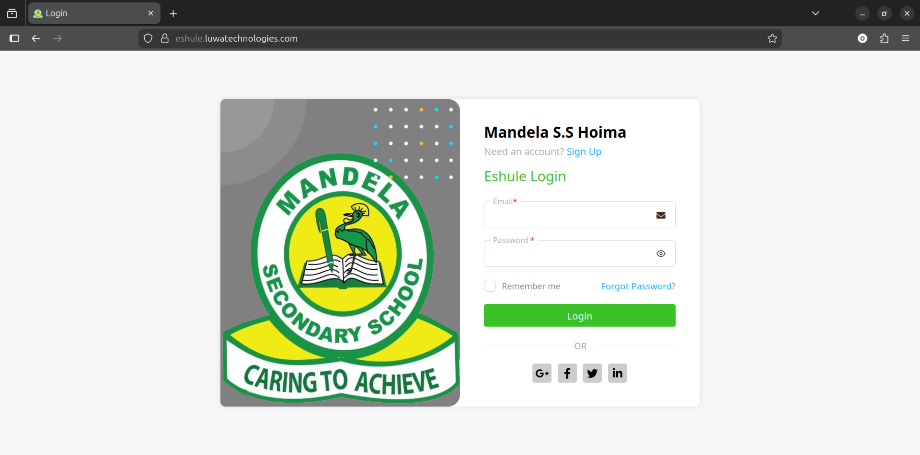 Eshule Education Platform